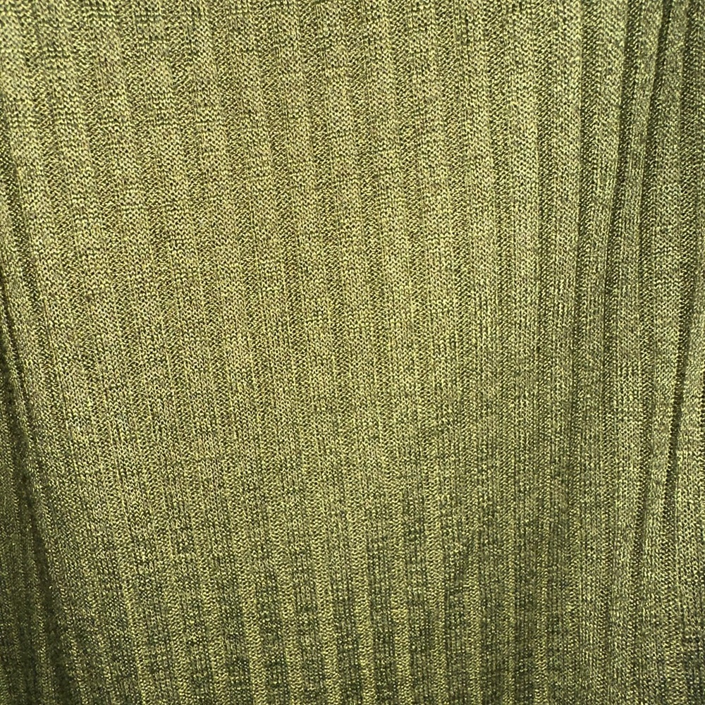 BloomChic Forest Green Lace Accent Blouse - Picture 4 of 5